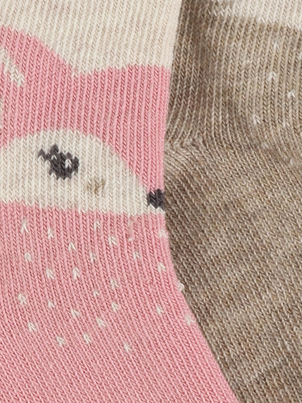 Minymo Socks W. 3D Effect (2 Pack) Rosa