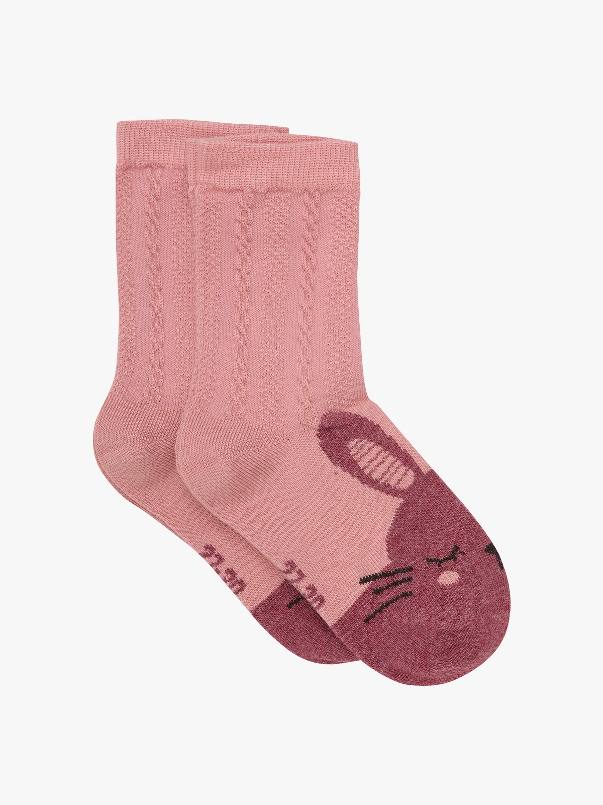 Minymo Baby Socks (2 Pack) Ash Rose
