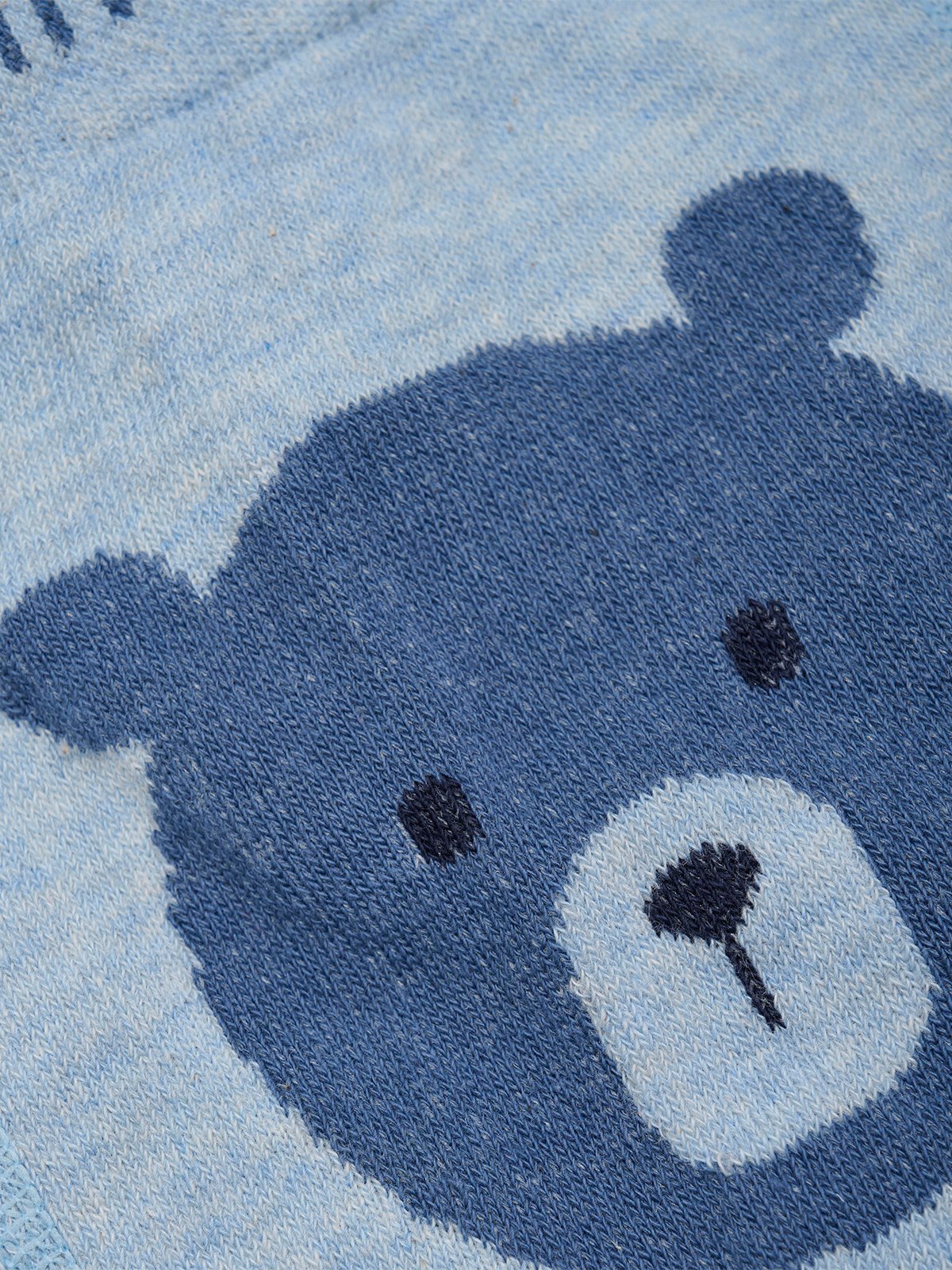 Minymo Baby Stocking W.Effect On Back Winter Sky