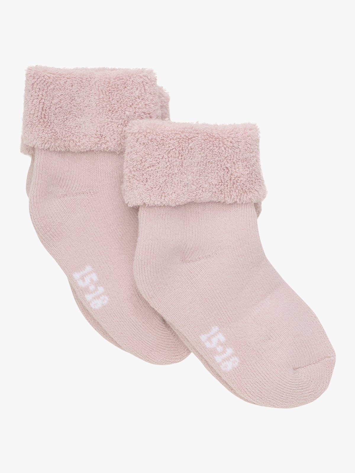 Minymo Baby Terry Sock (2 Pack) Shell