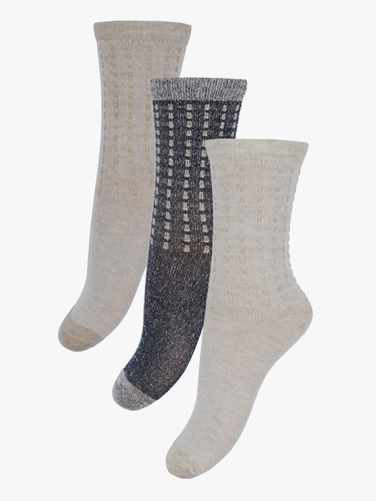 Minymo Wool Socks (3 Pack) Blå