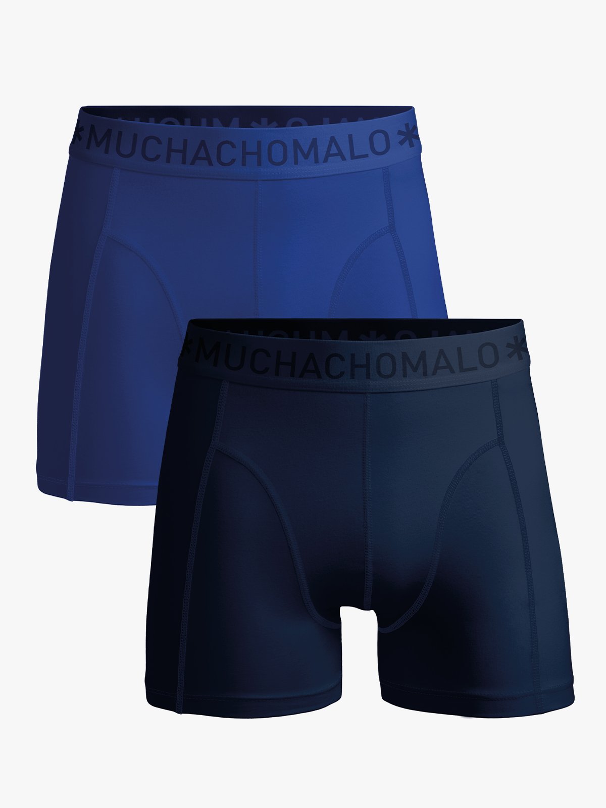 Muchachomalo Solid boxer 2-pack Blå