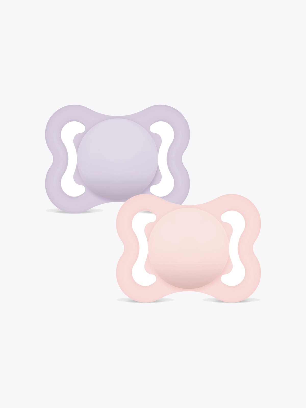 Mam Air Silicone 0-6M Pink 2Pk Rosa