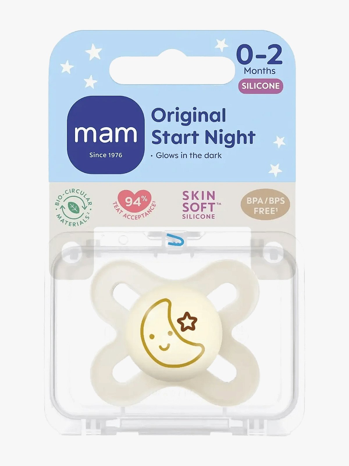 Mam Start Night 0-2Mnd Neutral Flerfarget