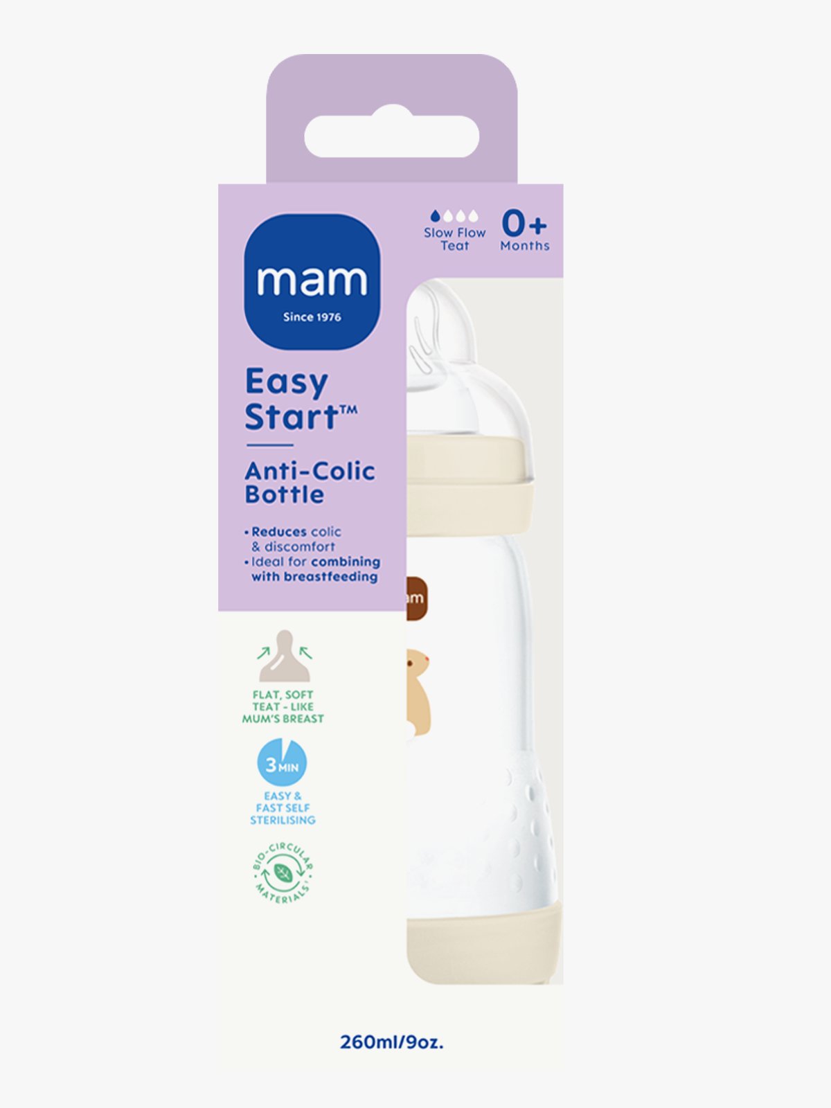 Mam Easy Start Anti-Colic Neutral 260Ml Flerfarget