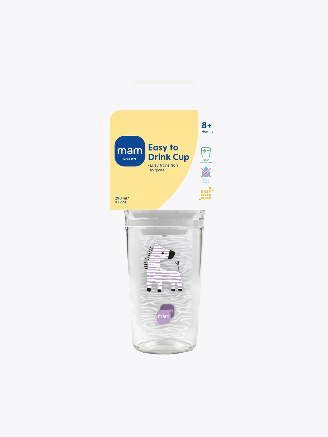 Mam Easy To Drink Cup Pink 290Ml Rosa