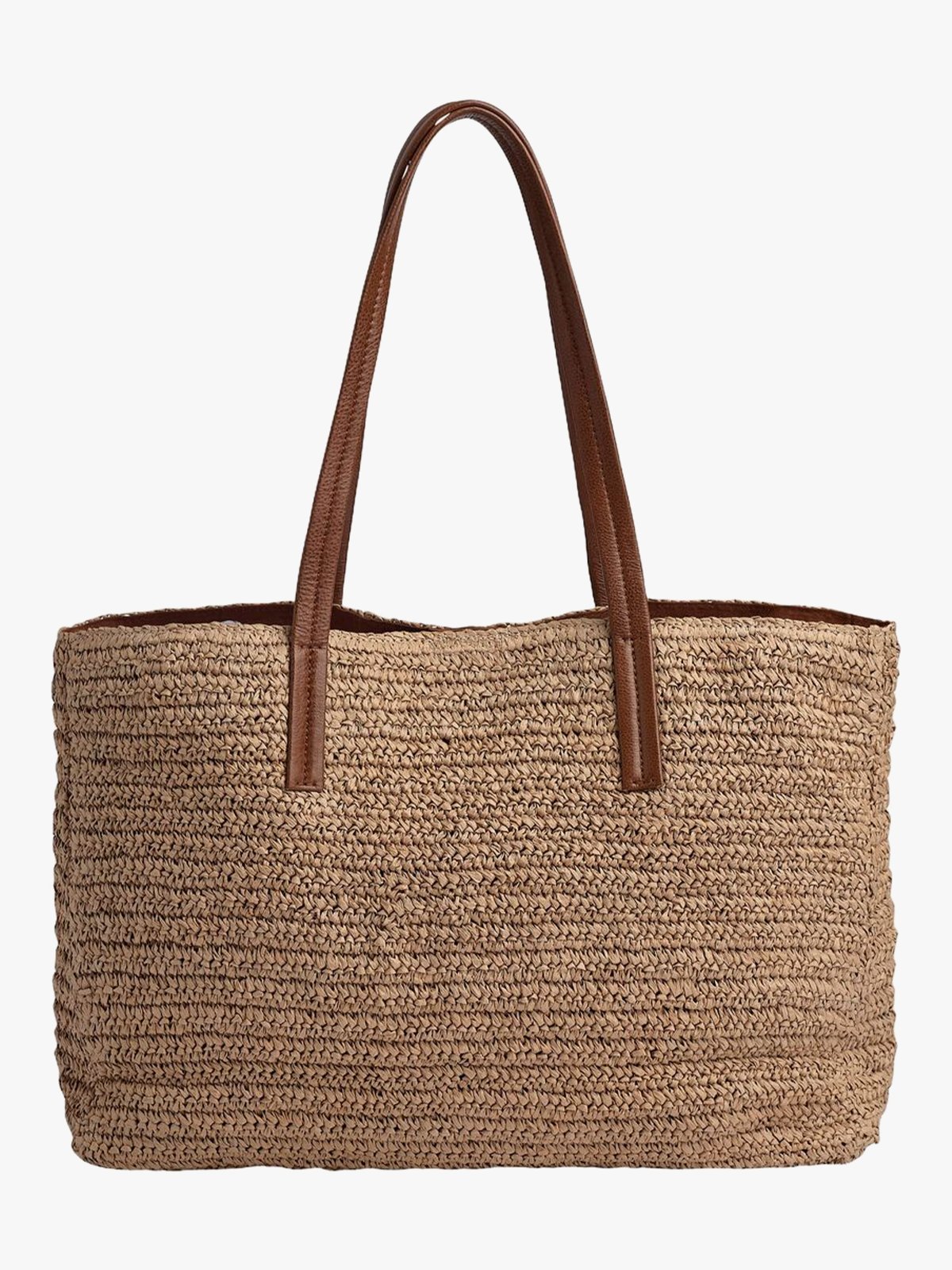 Markberg AvaniMBG Shopper Raffia Natural / Cognac