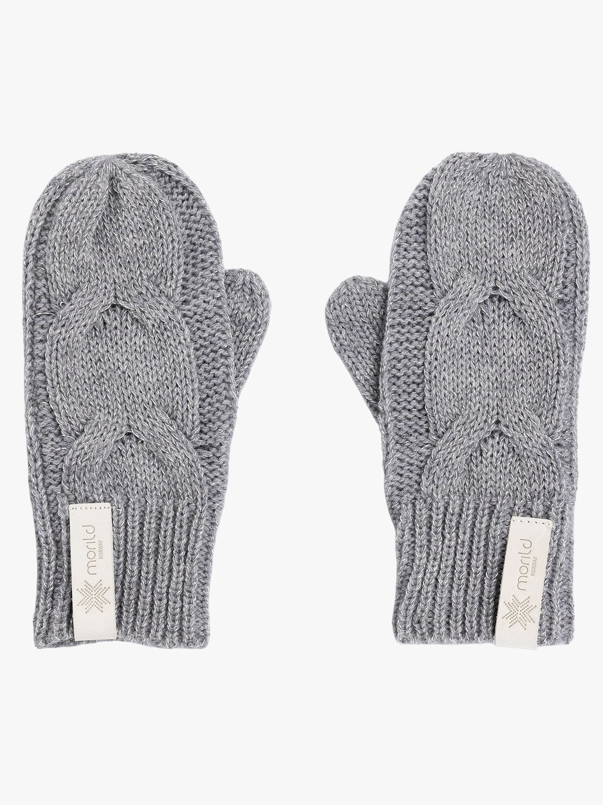 Morild Flette Votter Lys grå