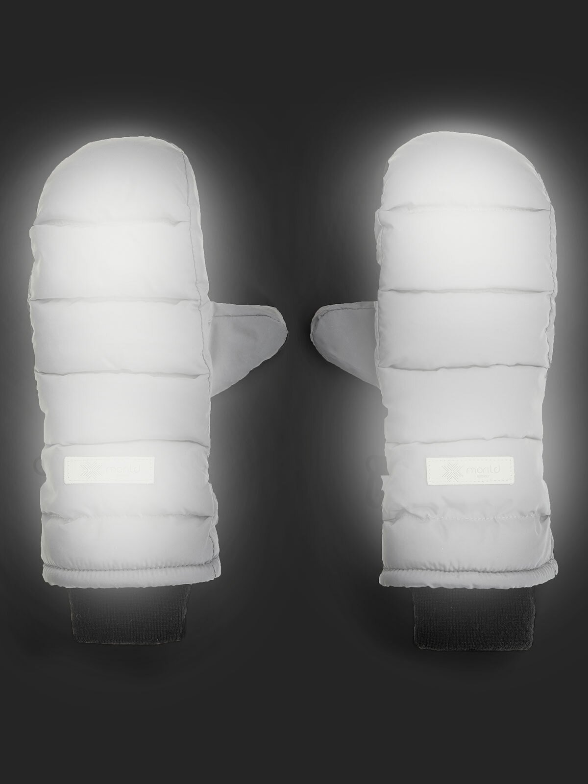 Morild Glød Votter Sølv