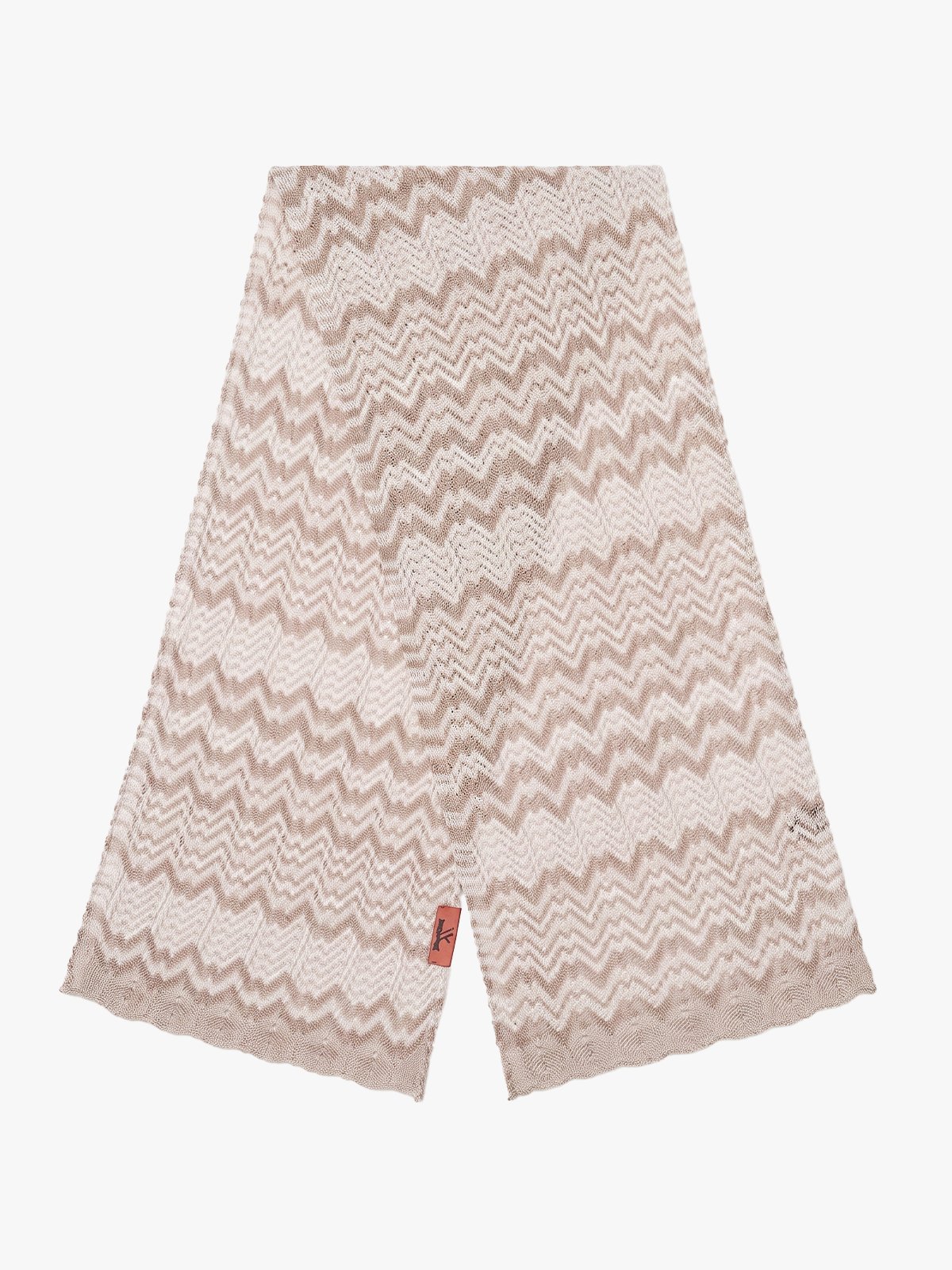 Missoni Wool Scarf 35x190 cm Beige