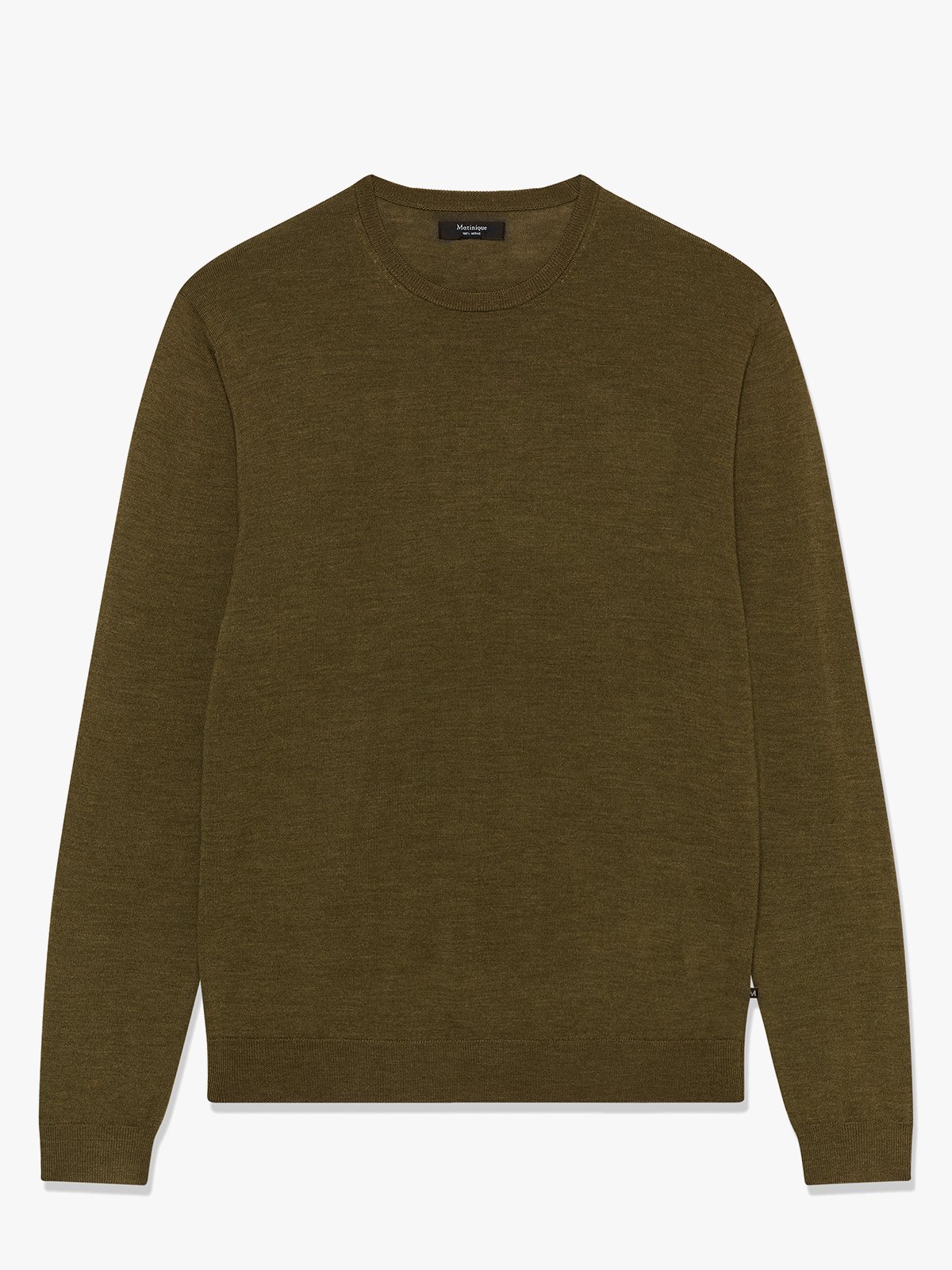 Matinique Grate Wool Pullover Sepia Melange