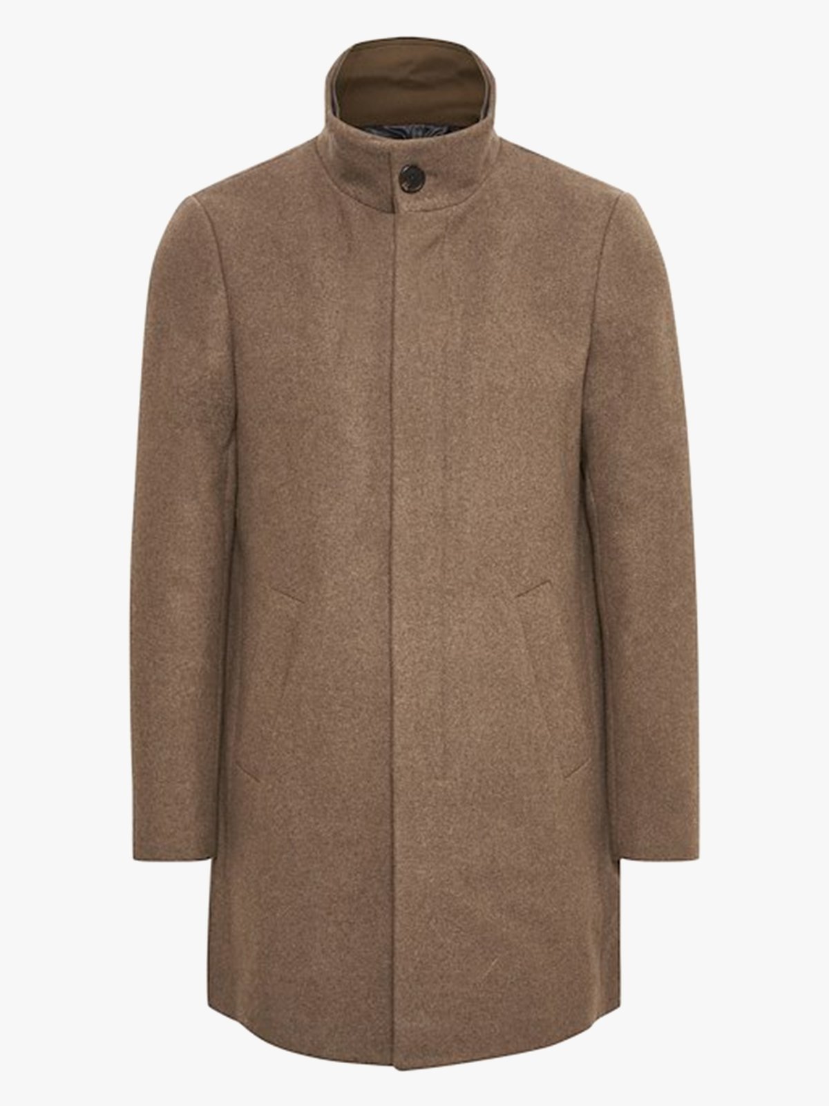 Matinique Harvey Wool Coat Walnut