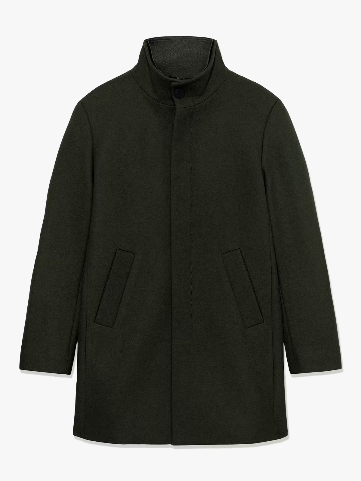 Matinique Harvey Wool Coat Forest Night