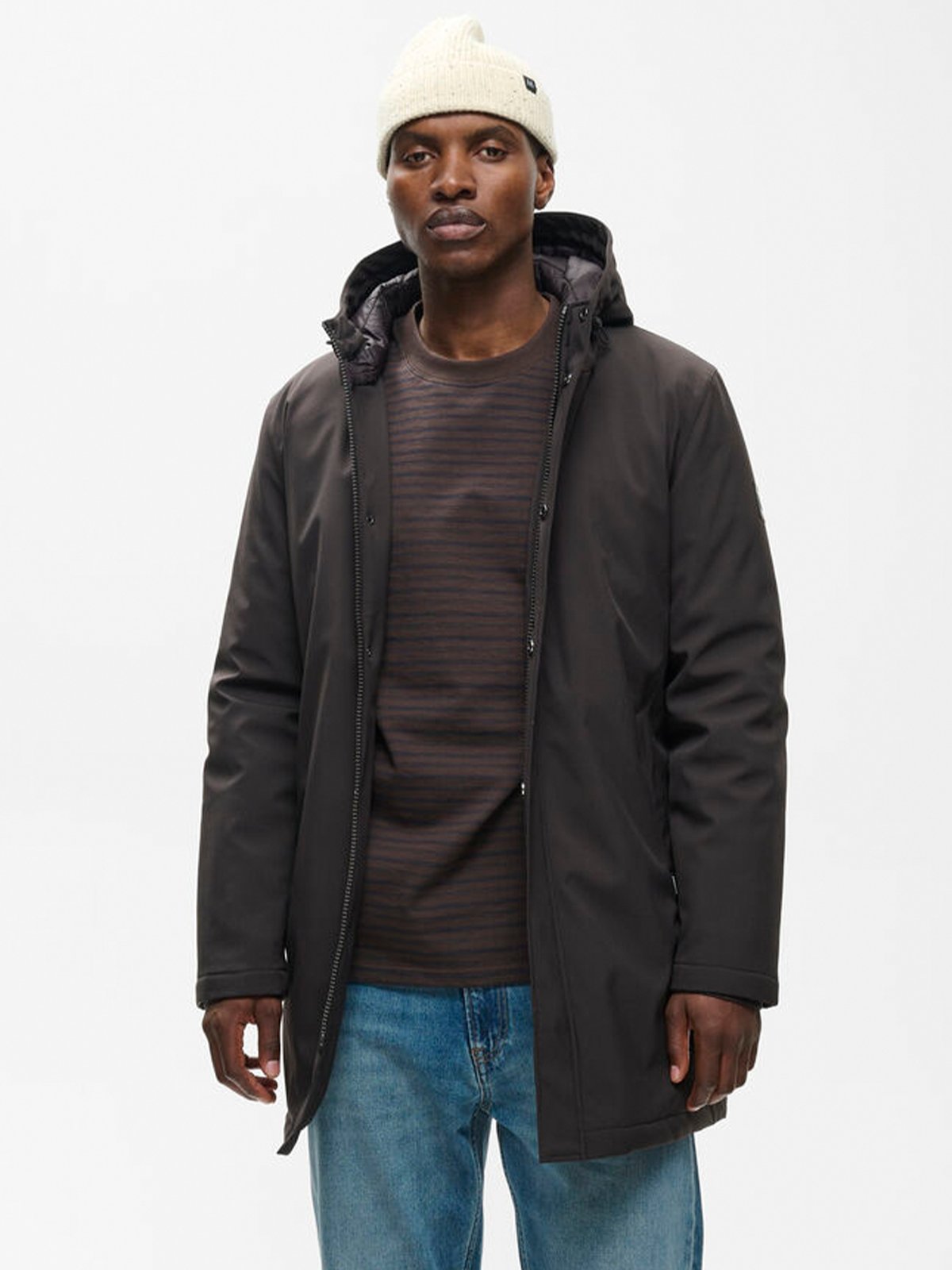 Matinique Deston Coat Espresso Brown