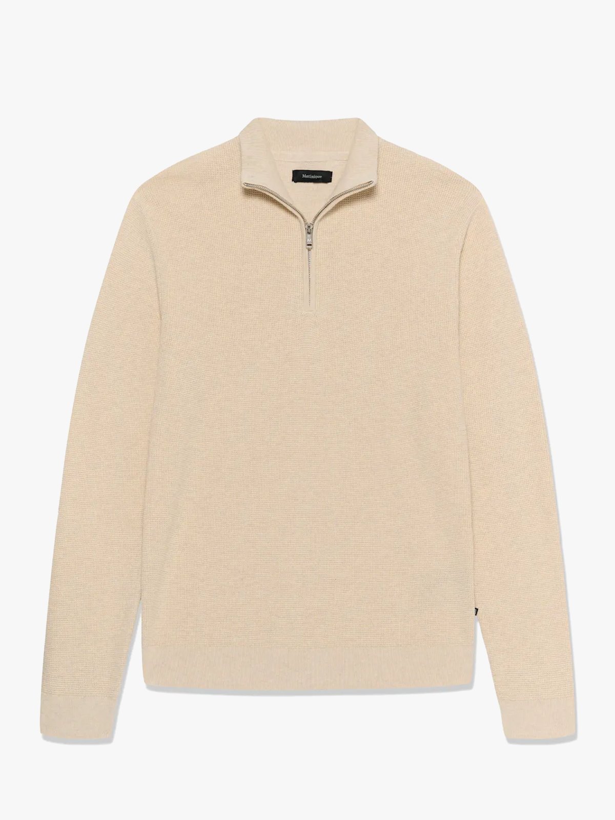 Matinique Lagoon Half Zip Oyster Gray Melange