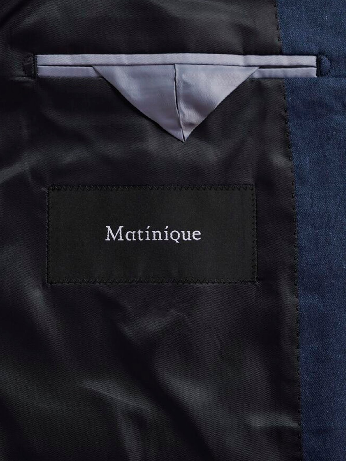 Matinique Charles Linen Blazer Sargasso Sea