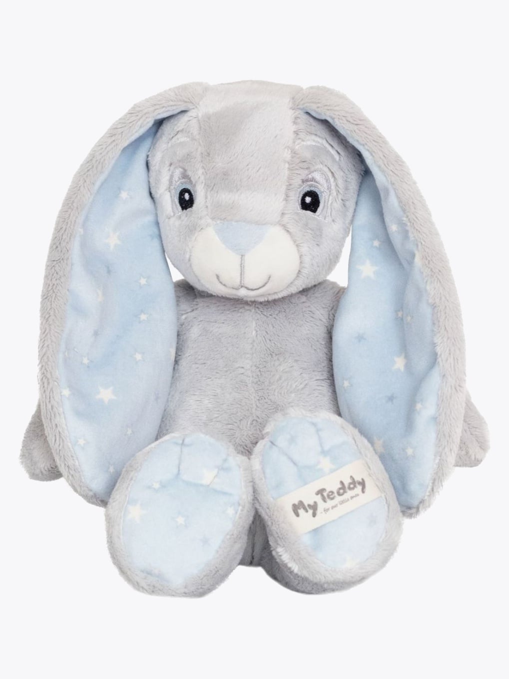 My Teddy My Newborn Star Bunny 28cm Blå Flerfarget