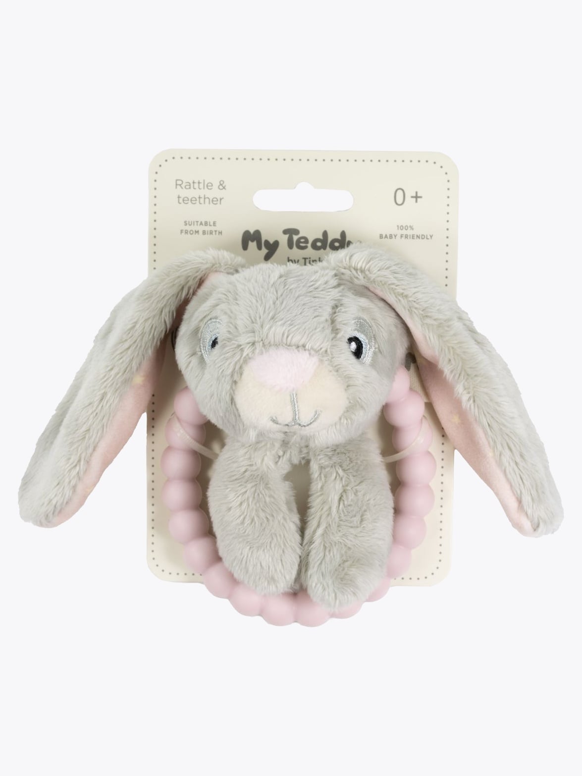 My Teddy Rangle/Bitering Newborn Star Rosa Flerfarget