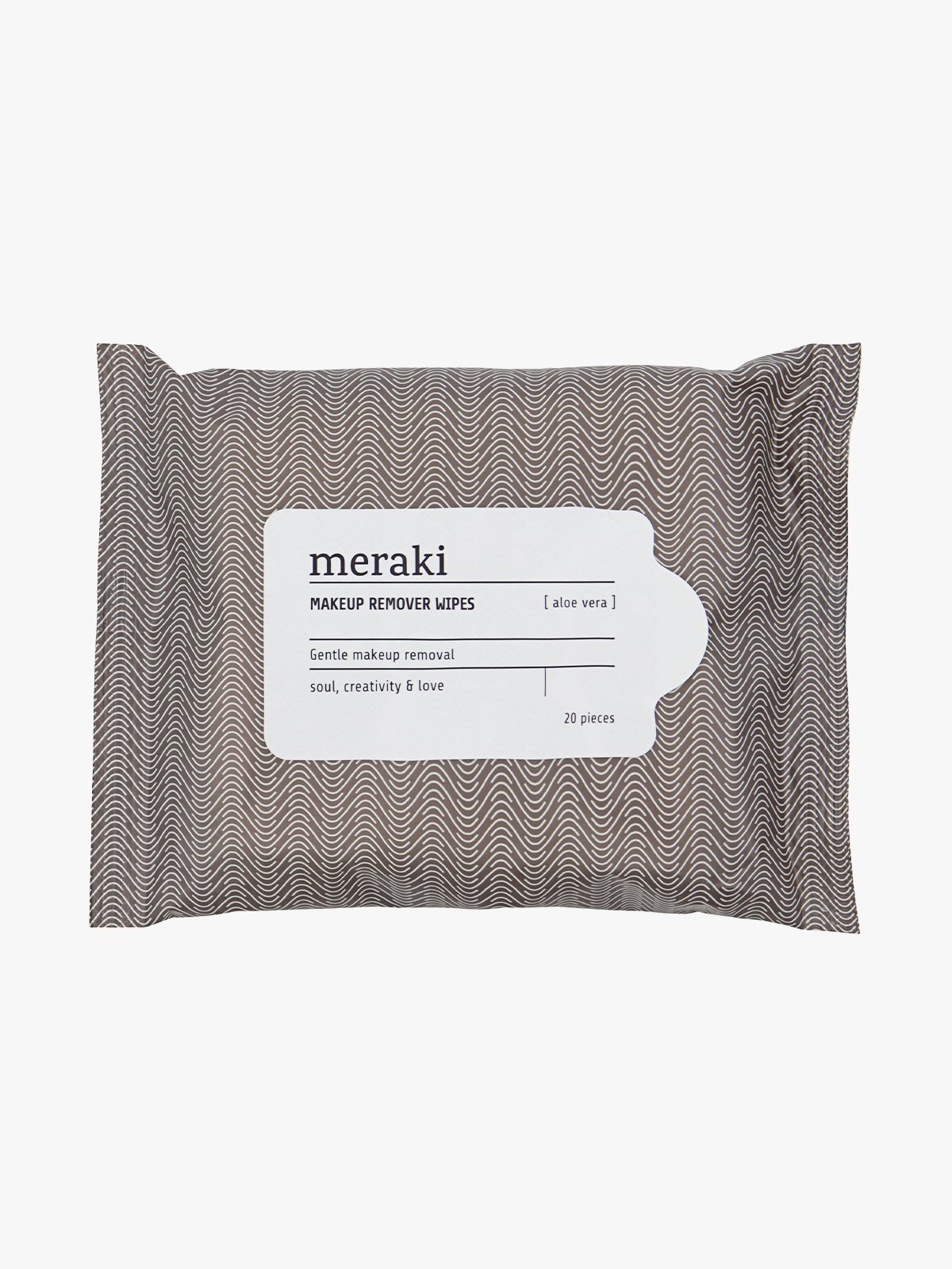 Meraki Makeup remover wipes Aloe vera Grå