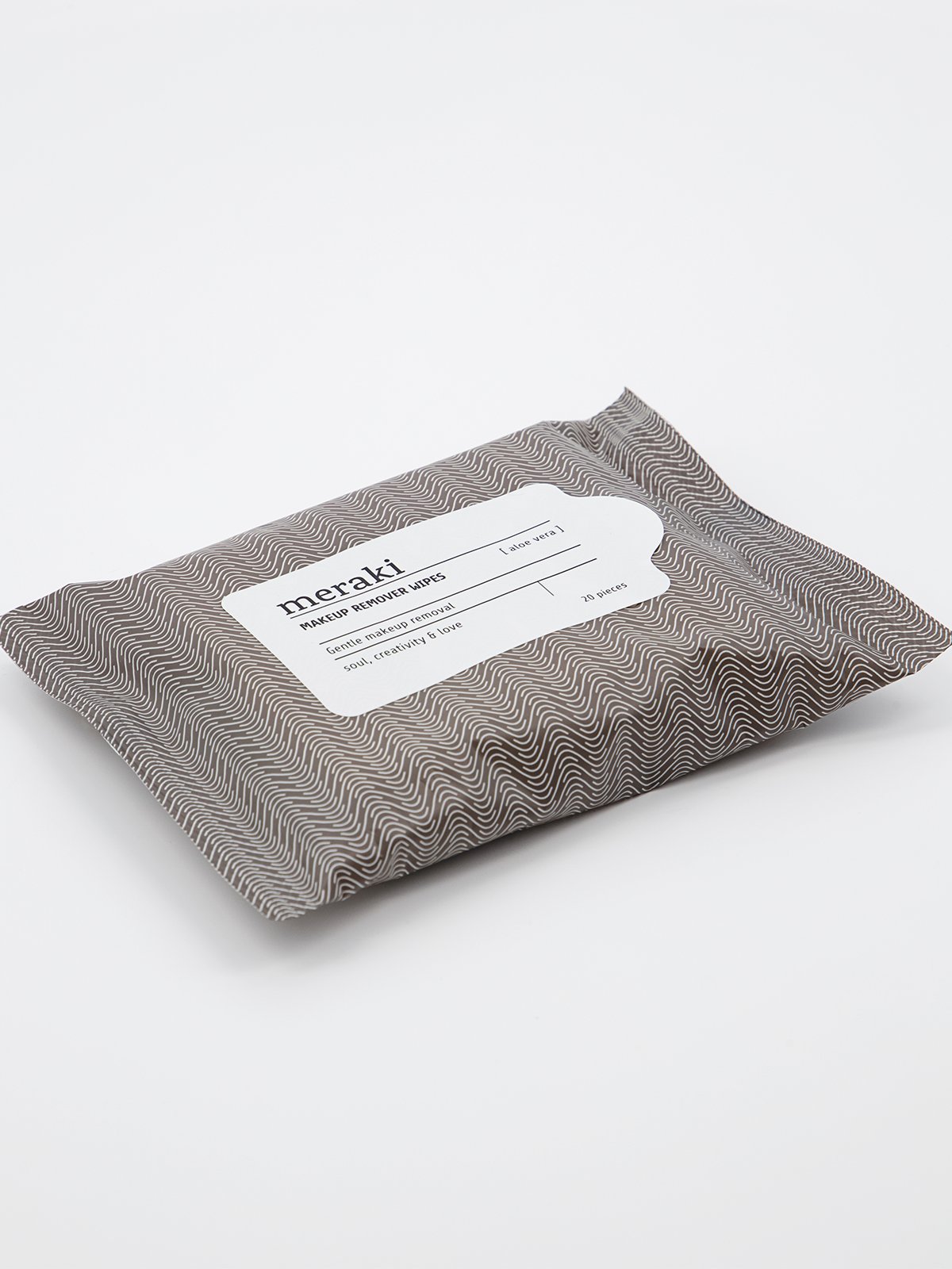 Meraki Makeup remover wipes Aloe vera Grå