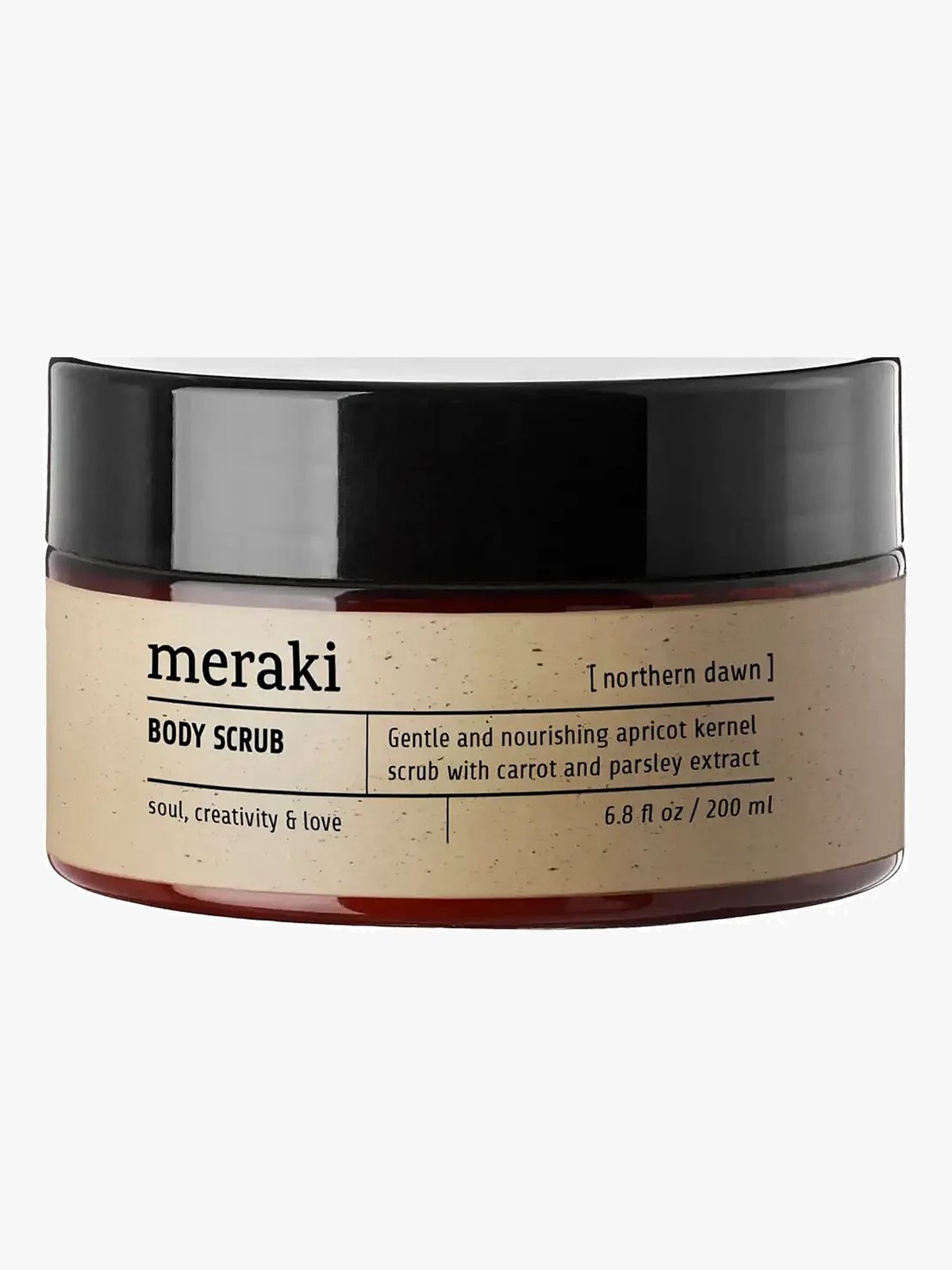 Meraki Northern dawn Body scrub 200 ml BRUN