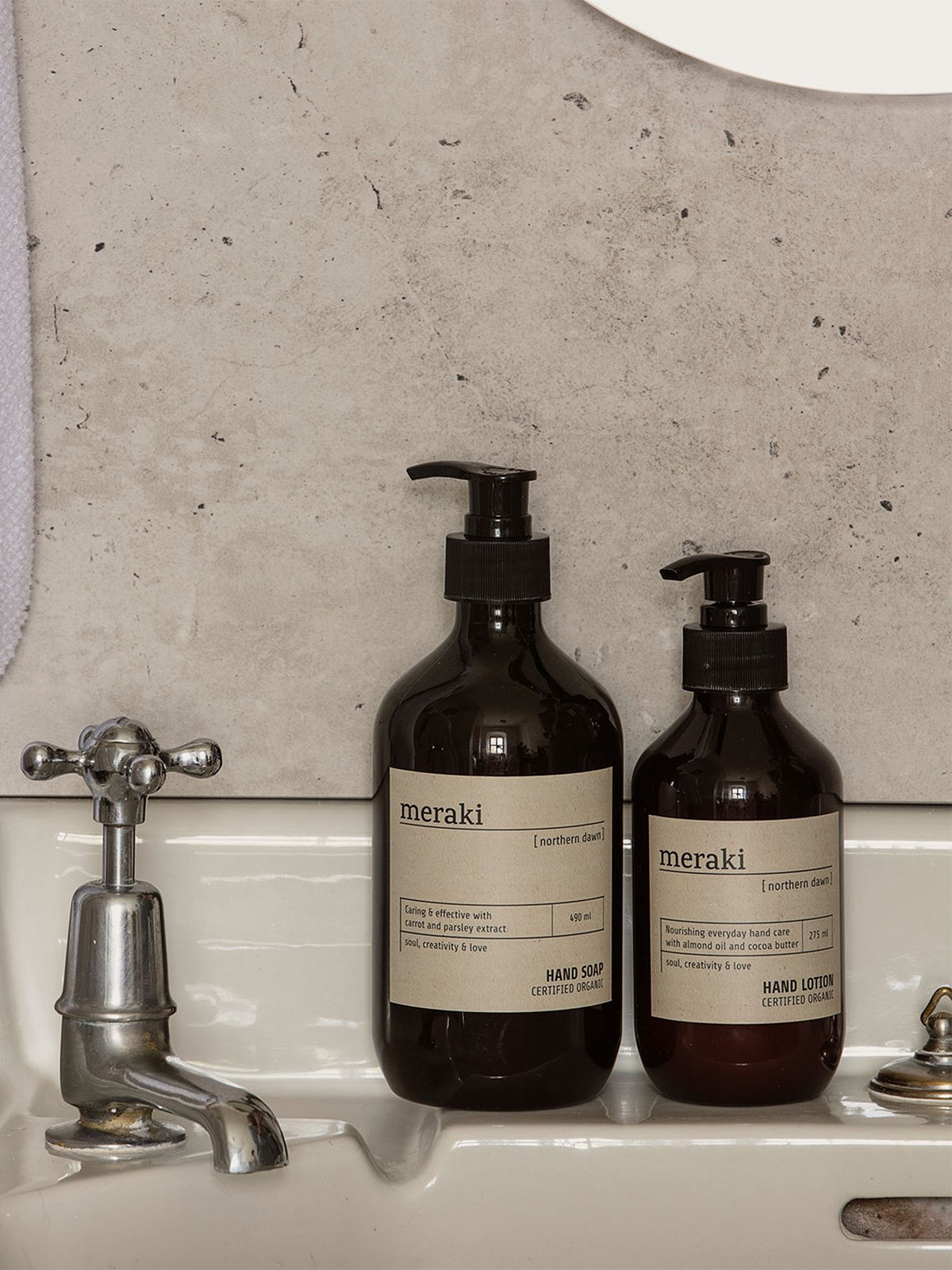 Meraki Hand Soap Northern Dawn 490 ml Brun