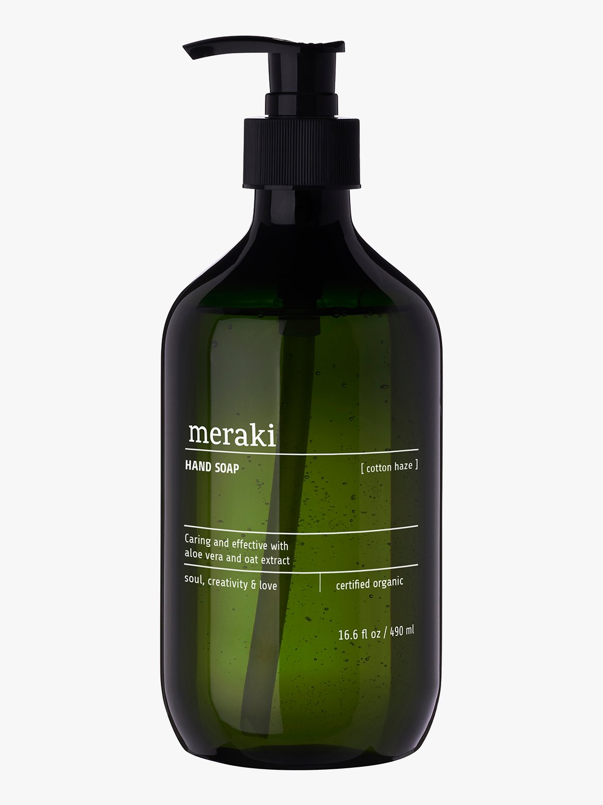 Meraki Hand Soap Cotton Haze 490 ml Grønn