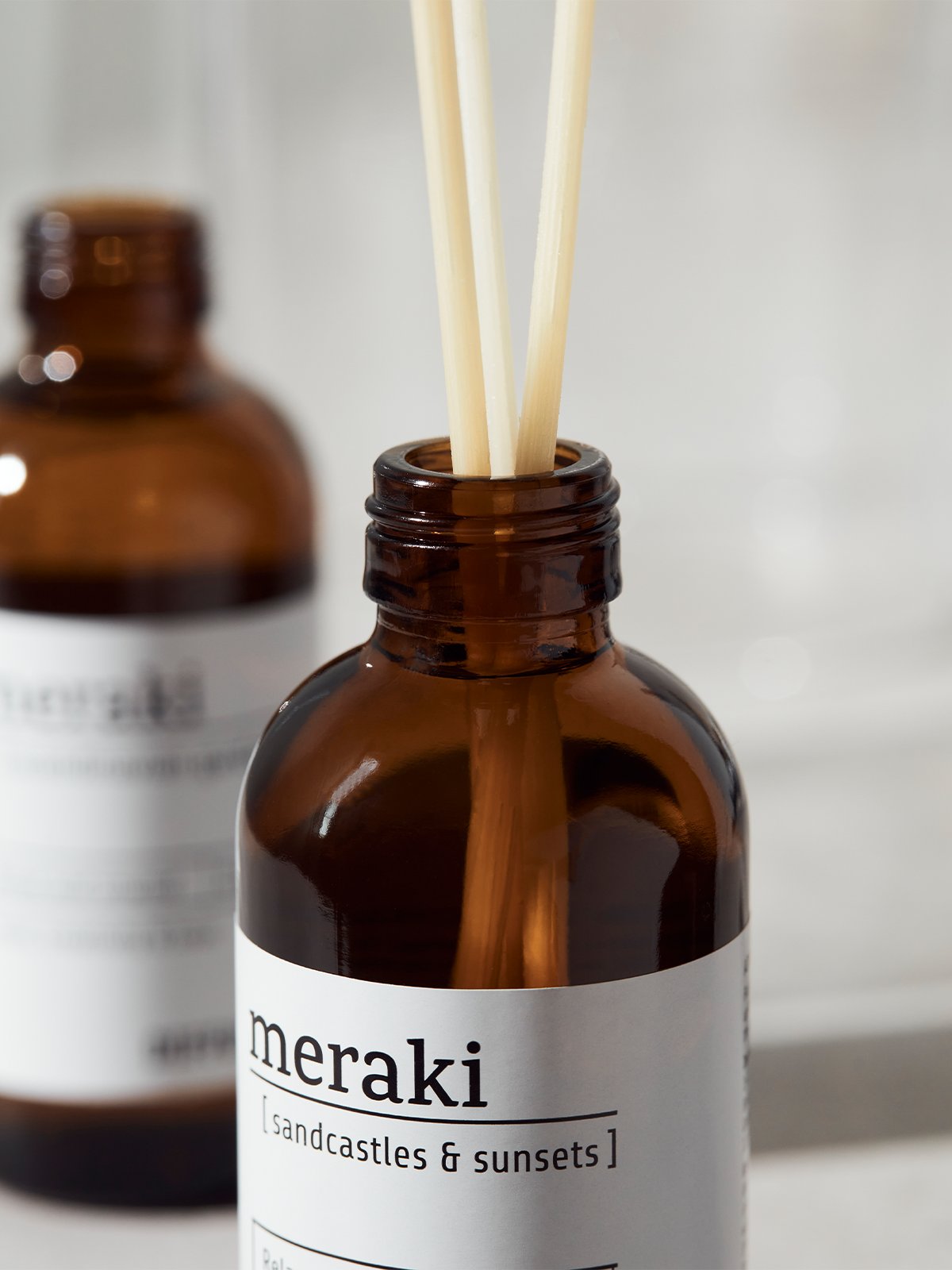 Meraki Duftfrisker med 7 pinner Sandcastles & Sunsets 120 ml Brun