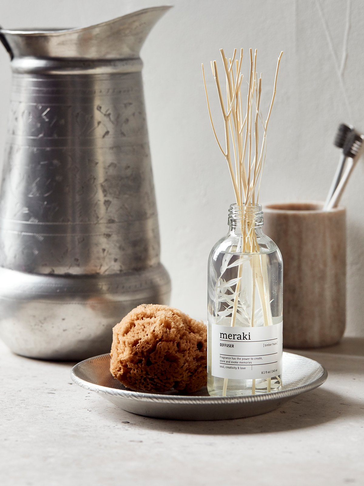 Meraki Duftfrisker Timber Haze 240 ml Hvit