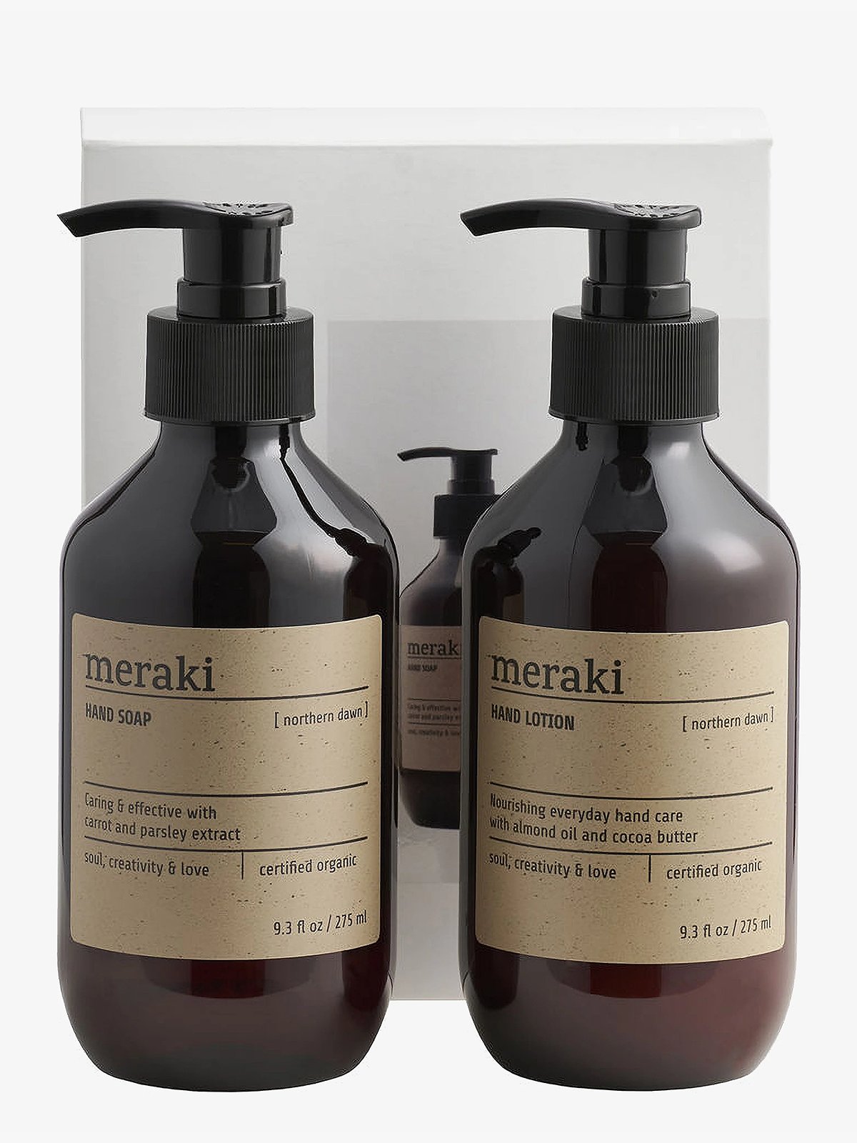 Meraki Northern dawn Simple hand care gaveeske BRUN
