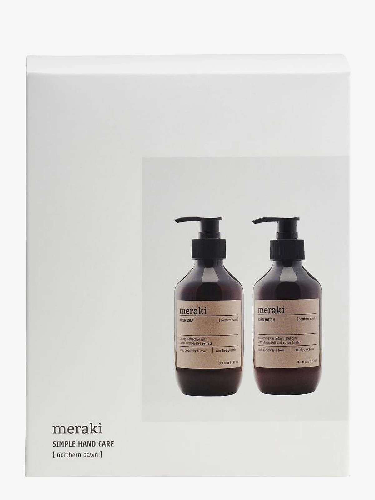 Meraki Northern dawn Simple hand care gaveeske BRUN