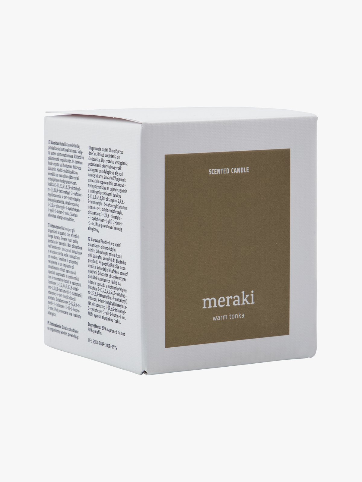 Meraki Duftlys Warm Tonka Brun