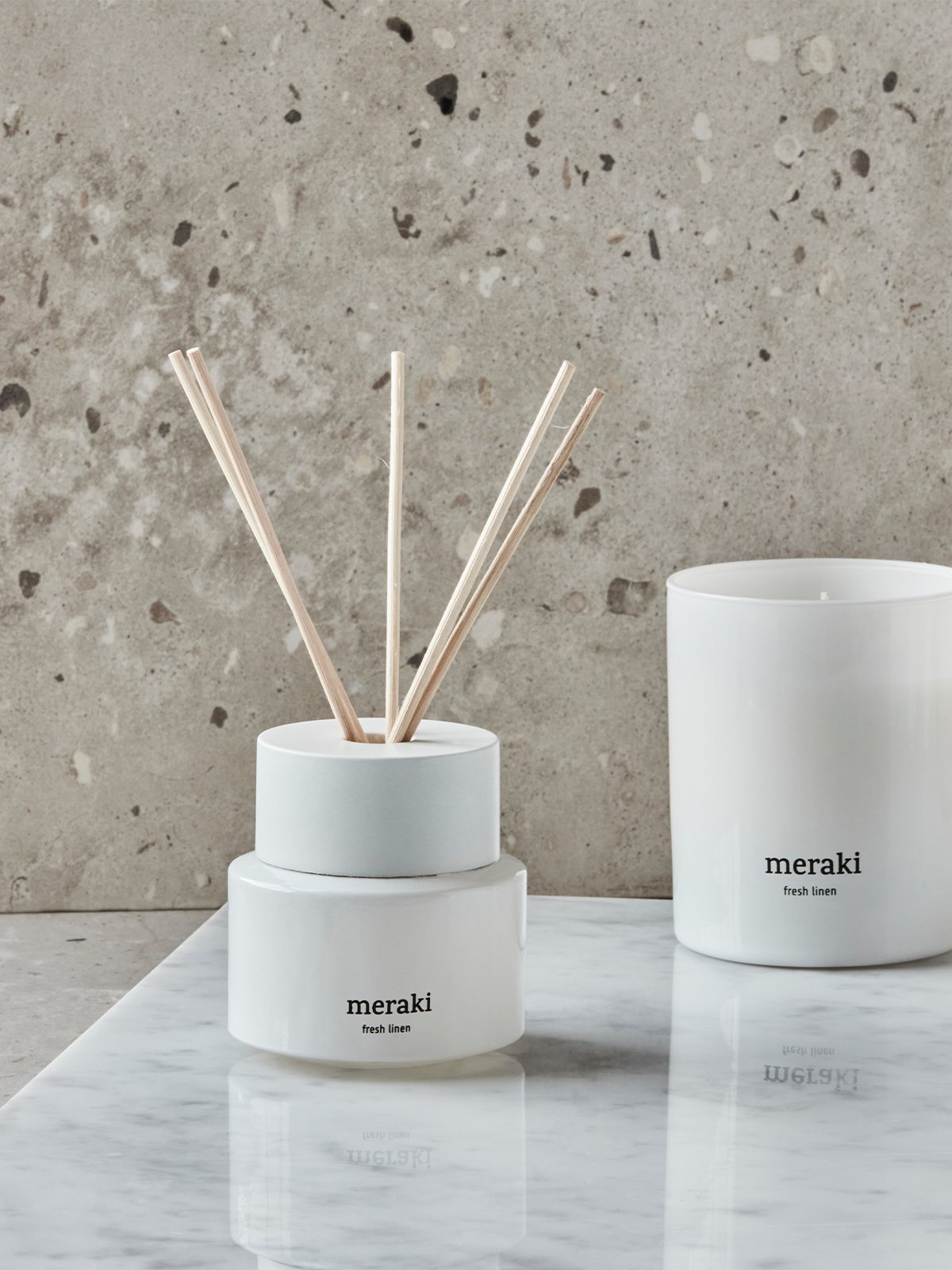 Meraki Duftfrisker Fresh Linen 100 ml Hvit