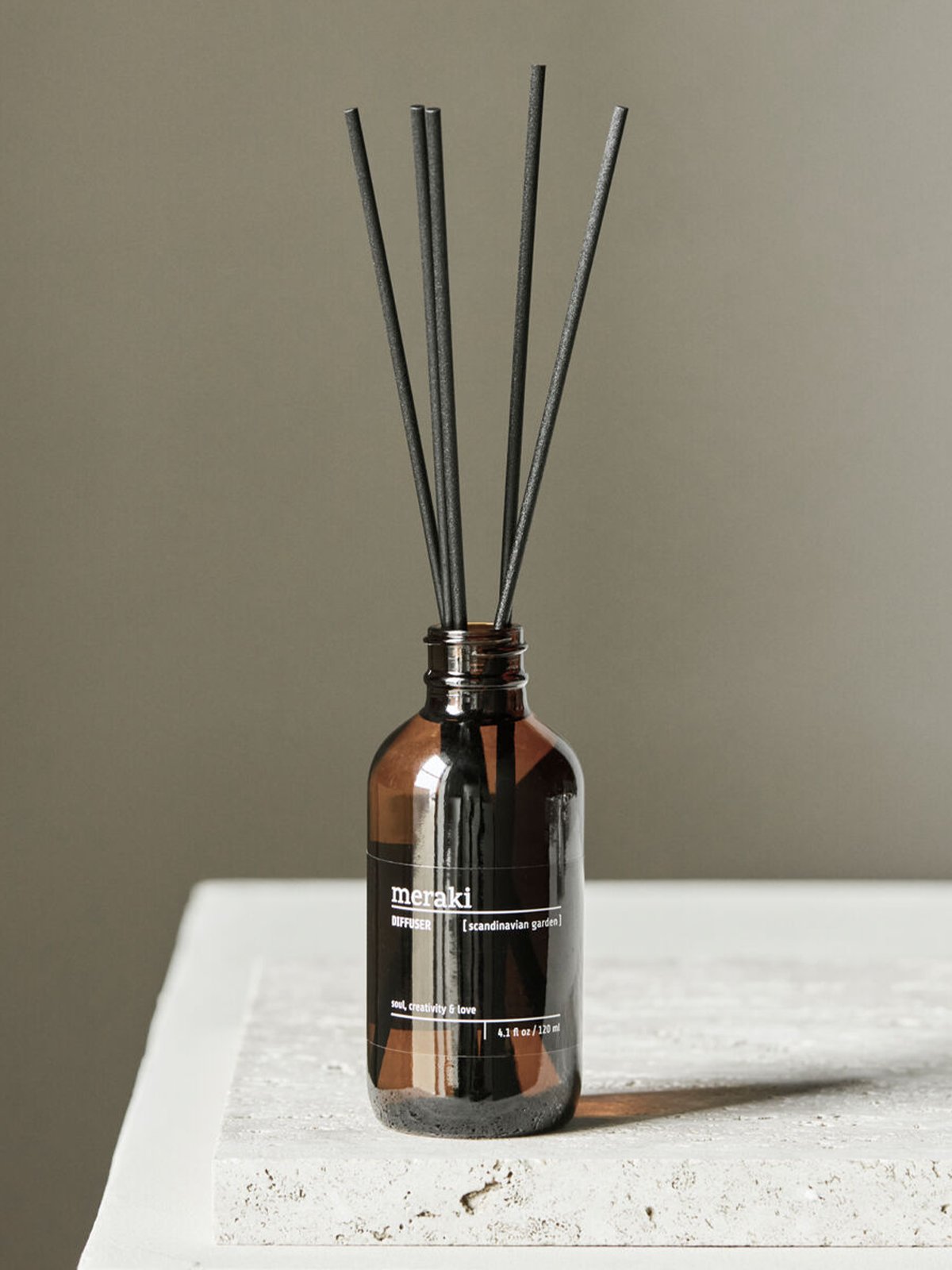 Meraki Diffuser Scandinavian garden 120 ml Brun