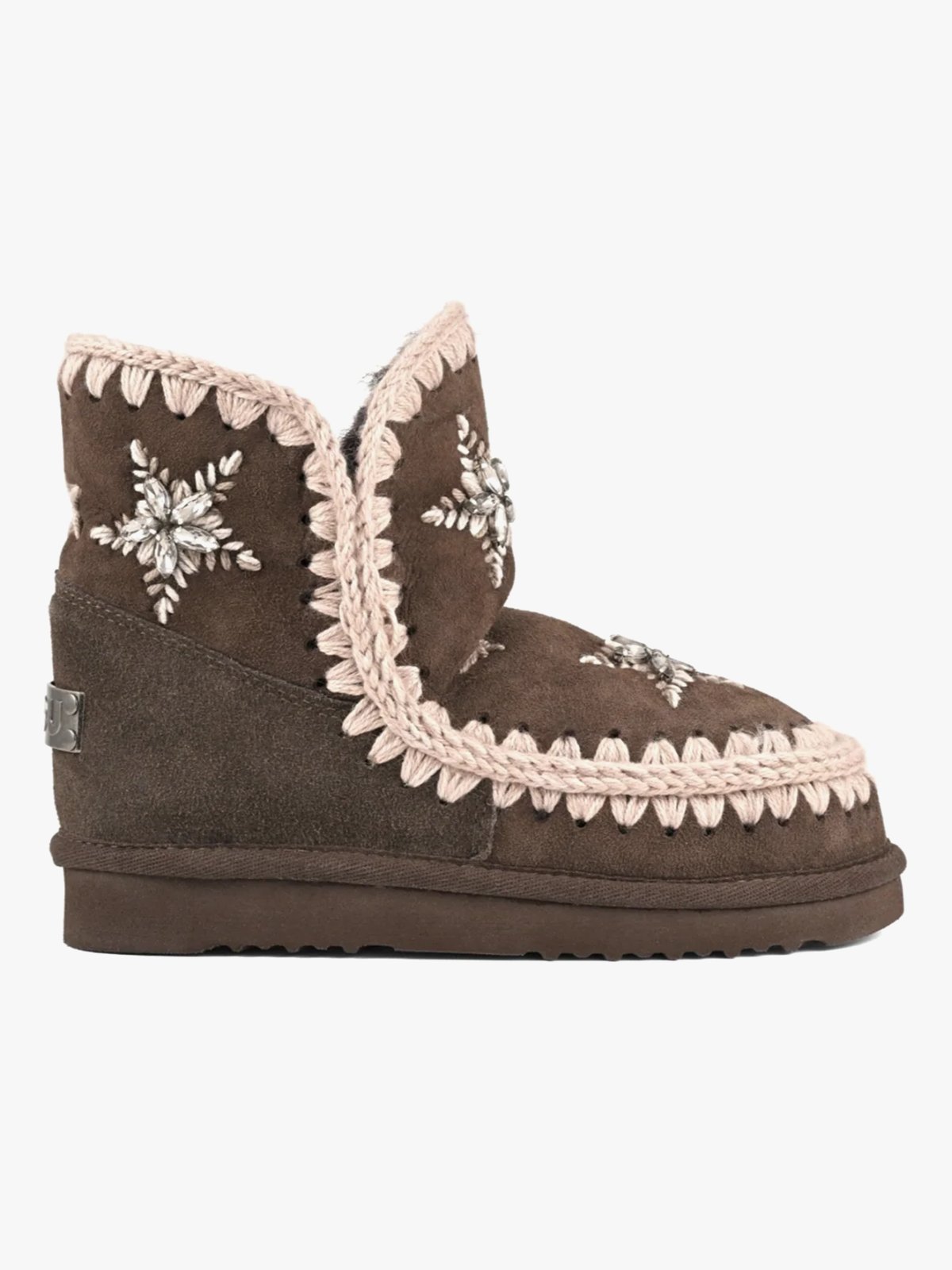 Mou Eskimo 18 Wool Stars & Rhinestones Mocha