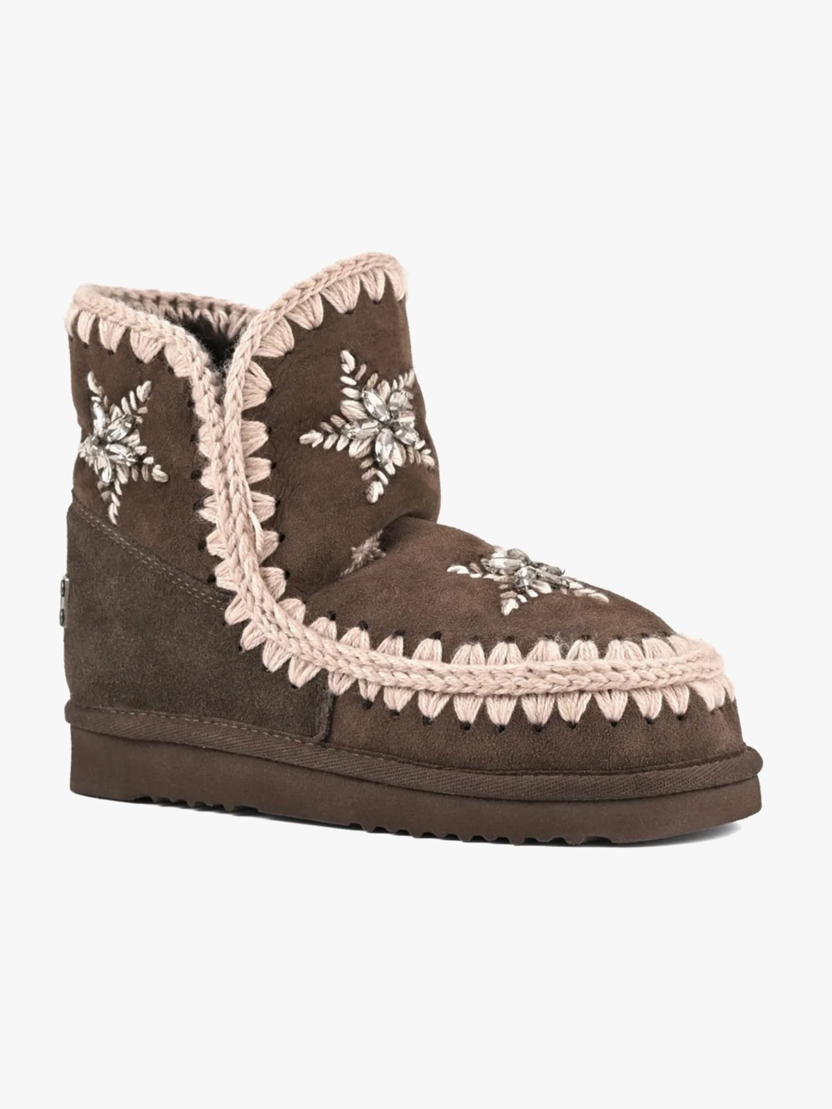 Mou Eskimo 18 Wool Stars & Rhinestones Mocha
