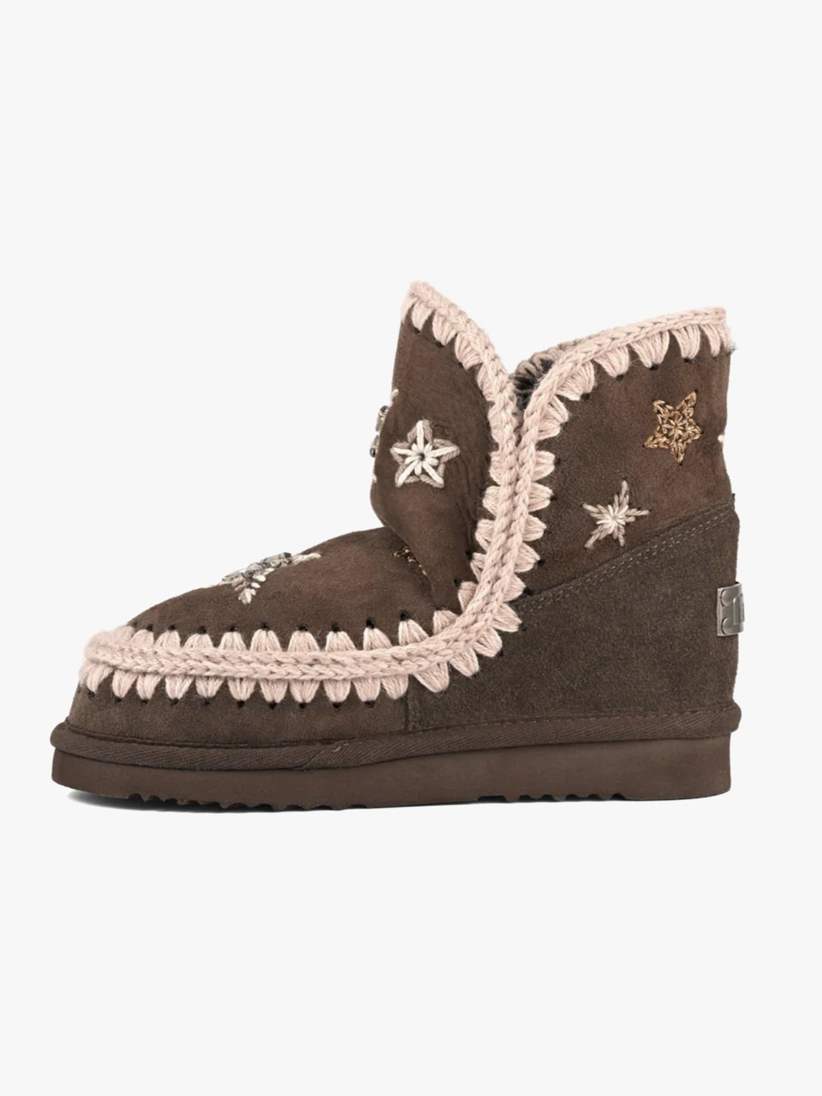 Mou Eskimo 18 Wool Stars & Rhinestones Mocha