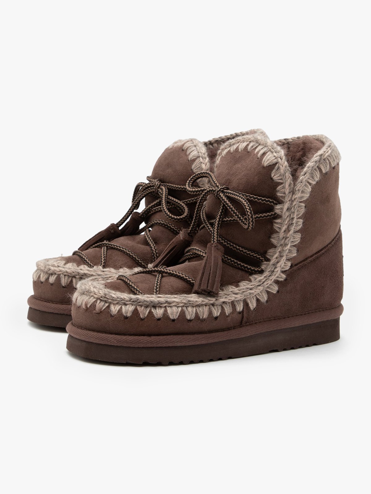 Mou Eskimo 18 Scoubidou Lace Brown Pepper