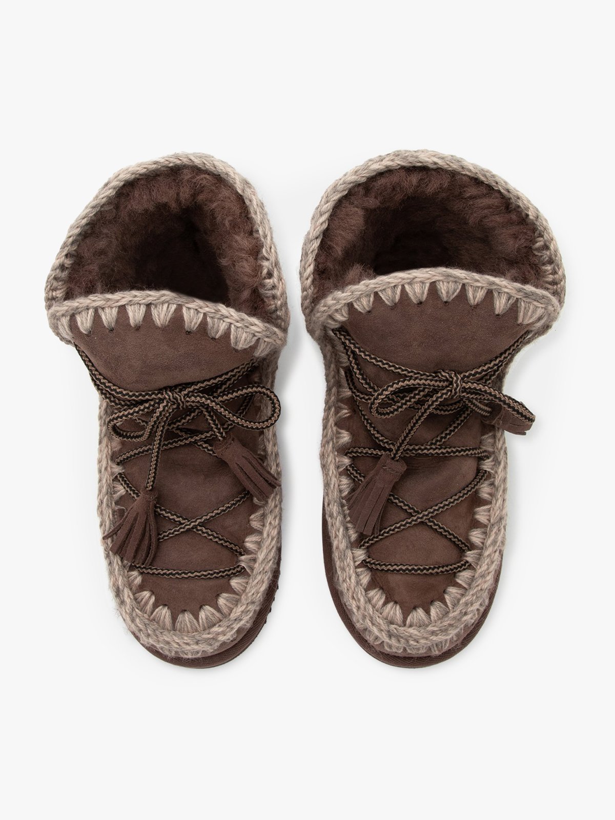 Mou Eskimo 18 Scoubidou Lace Brown Pepper