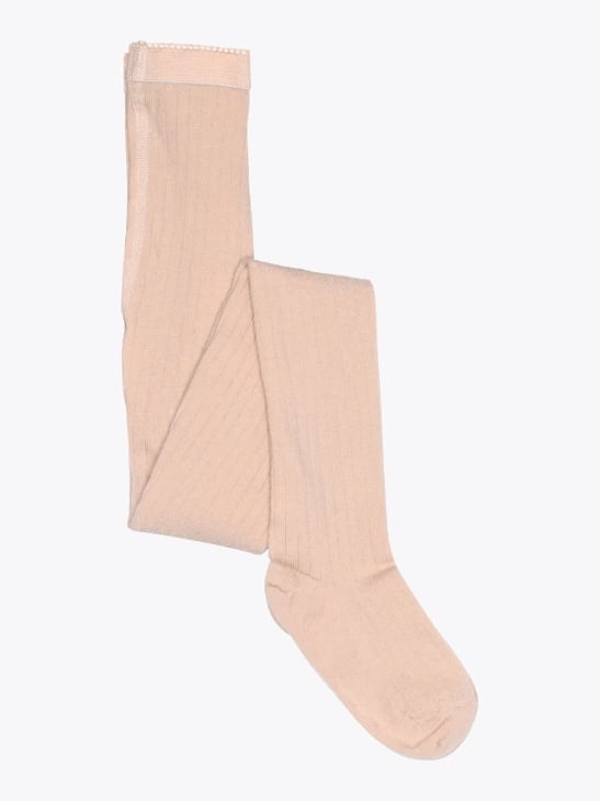 MP Denmark Wool rib tights Rose Dust