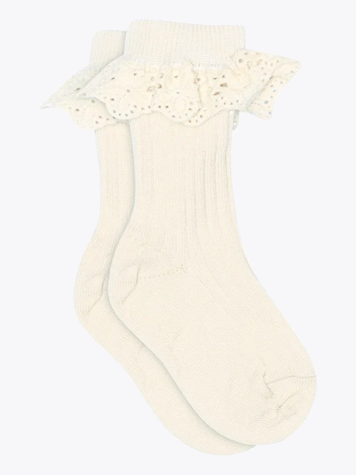 MP Denmark Lea socks - lace Snow White