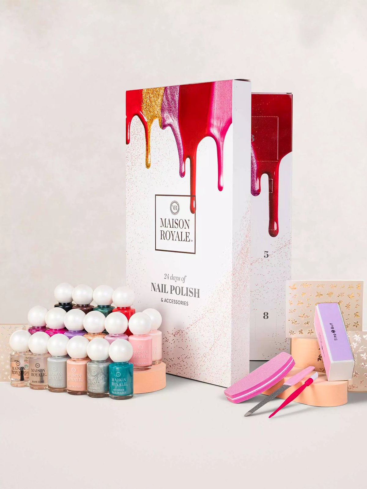 Maison Royale Nail Polish Calendar 2026 Flerfarget