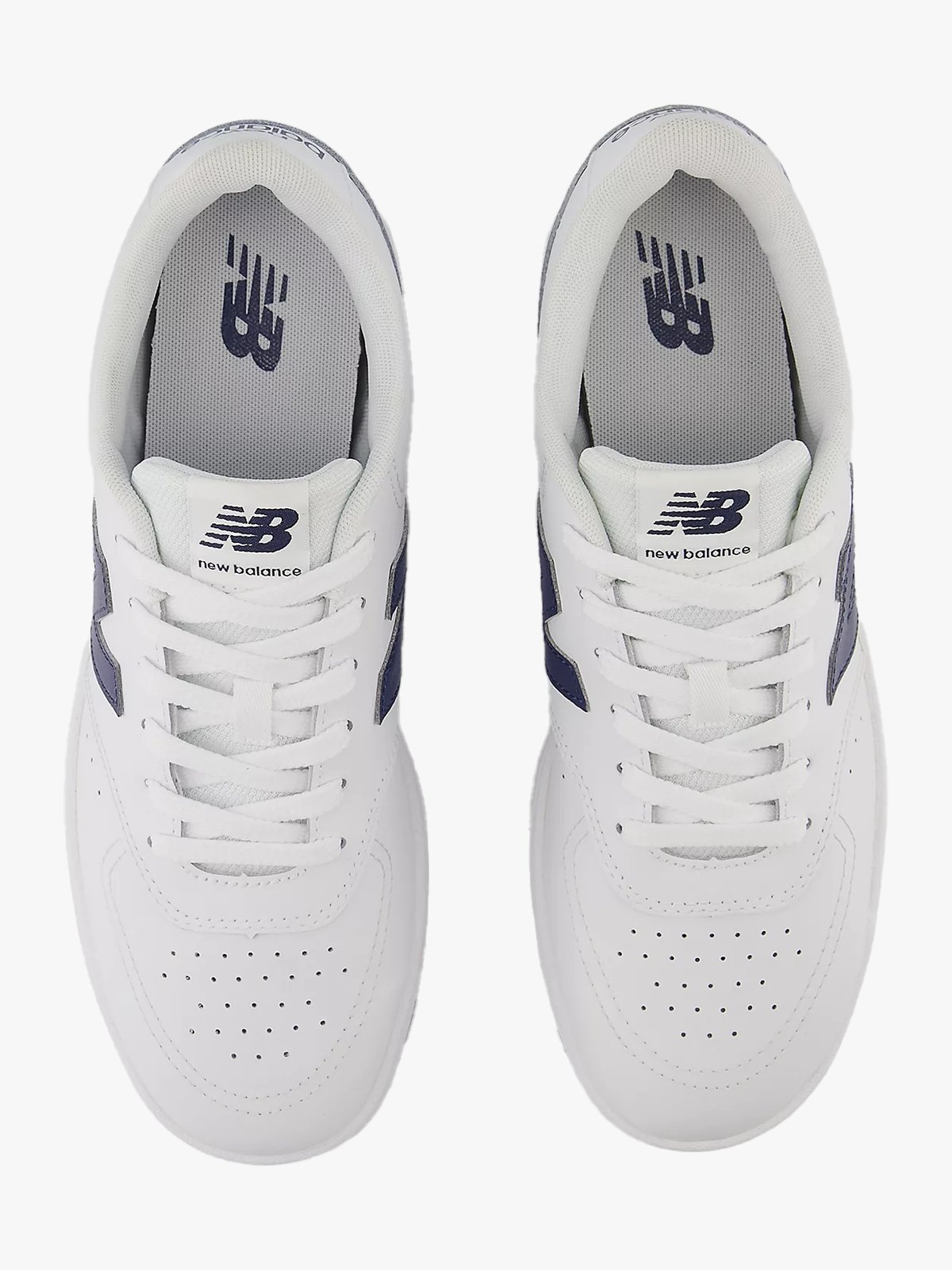 New Balance BB80 White with Navy