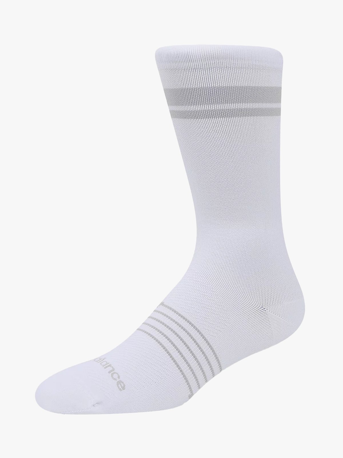 New Balance Pro Run Crew Socks 1 Pair White