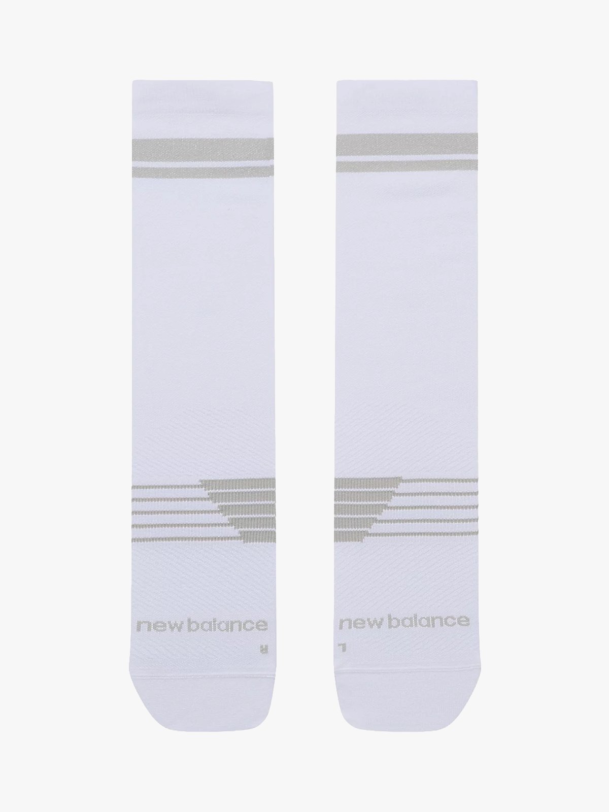 New Balance Pro Run Crew Socks 1 Pair White