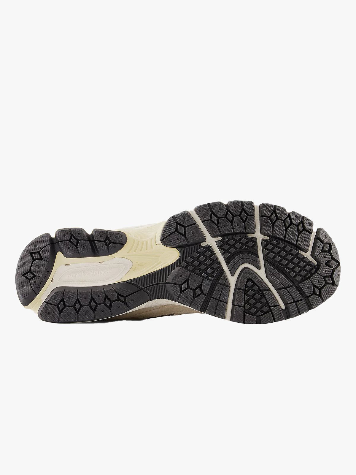 New Balance M2002 Calm Taupe med Angora og Silver Metalic