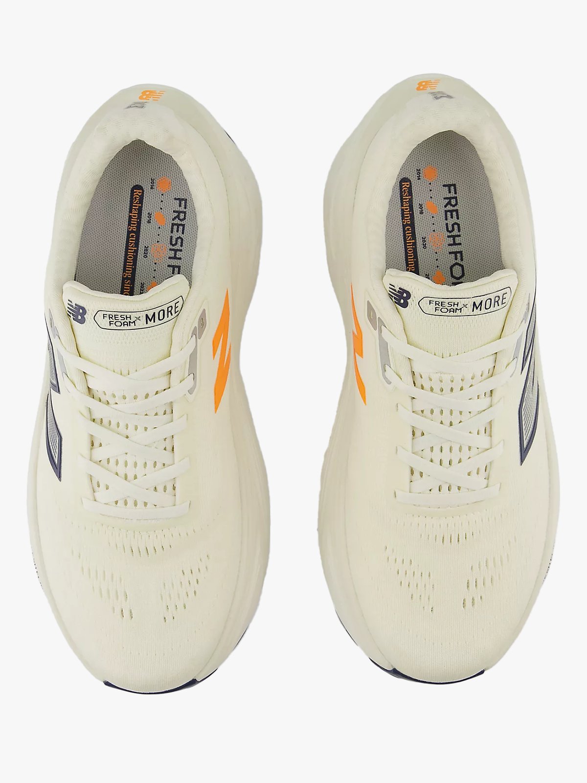 New Balance More v5 Angora with Sea Salt and Hot Mango