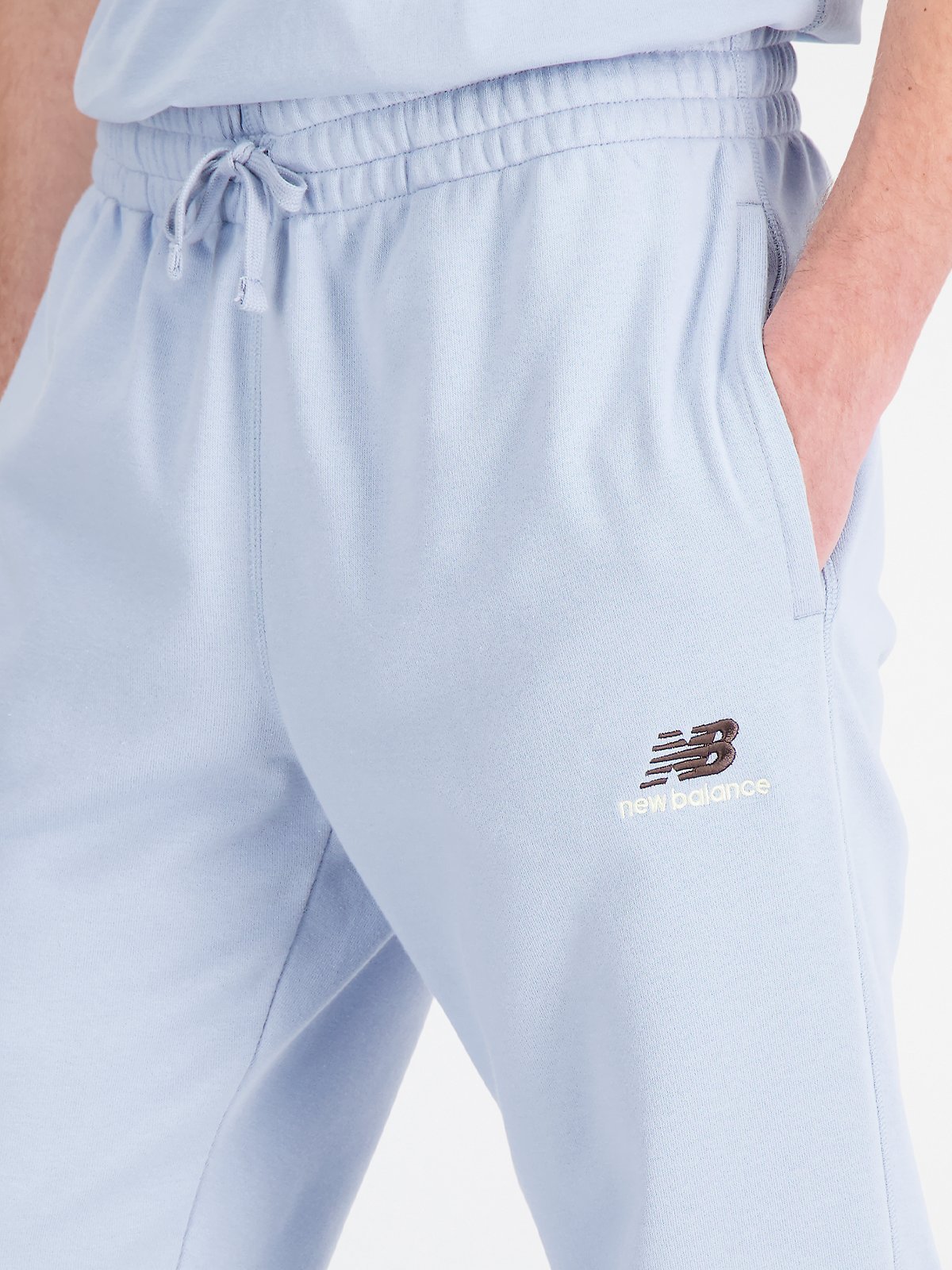 New Balance Uni-ssentials French Terry Sweatpant Blå