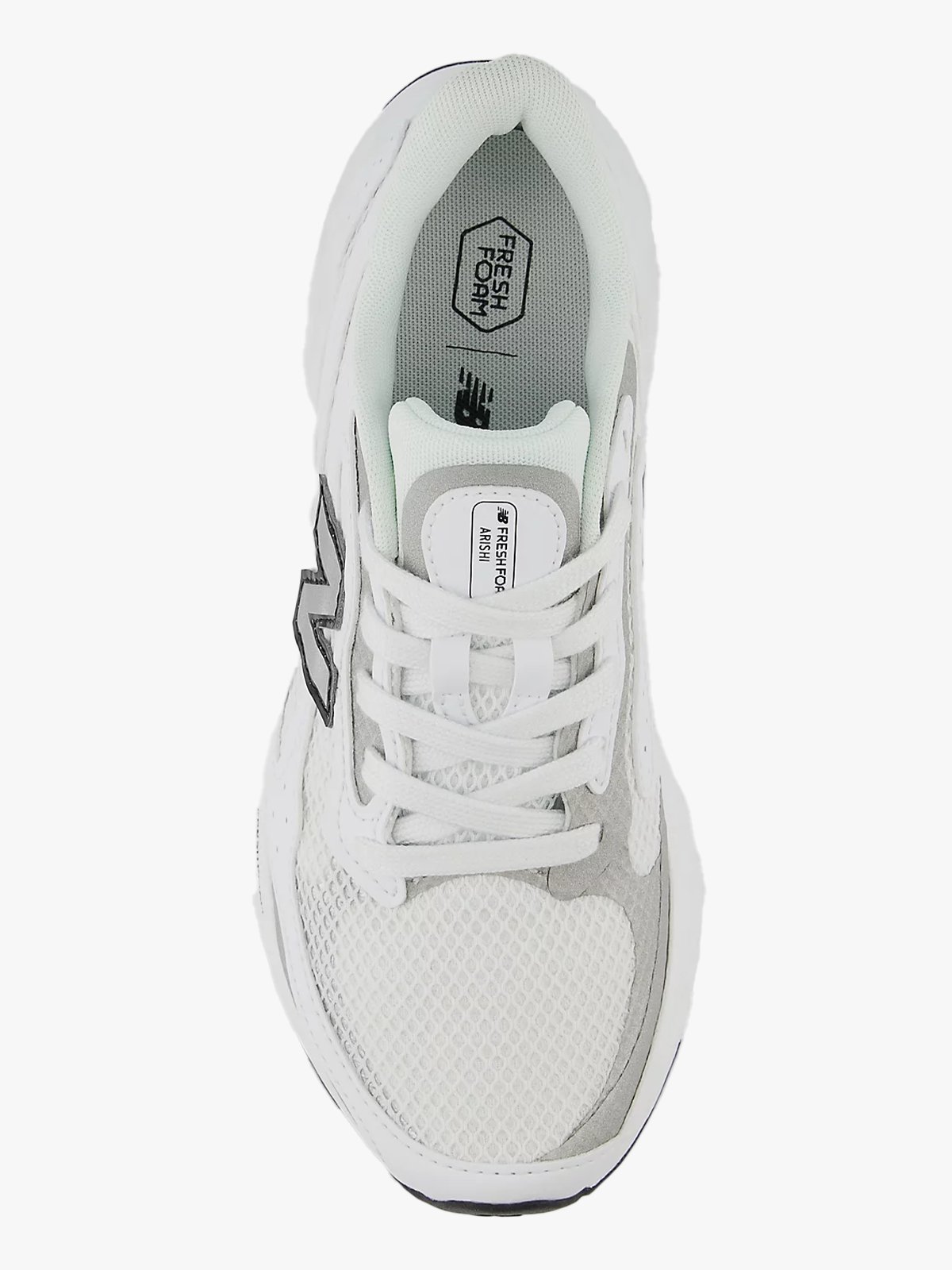 New Balance FreshFoam Arishi v4 White with Silver Metallic and Black