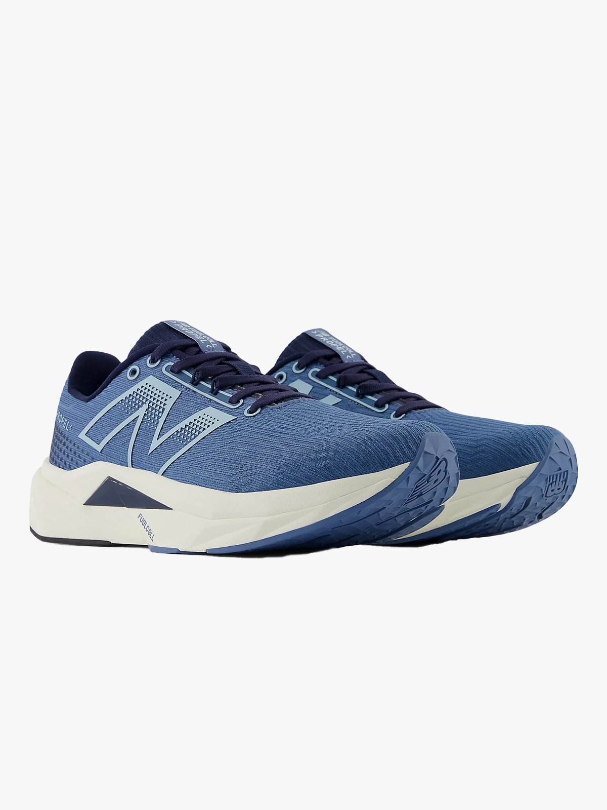 New Balance Fuel Cell Propel Heron blue with navy and angora